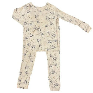 4T Gap Organic Cotton Unicorn Pajama Set, Long Sleeve